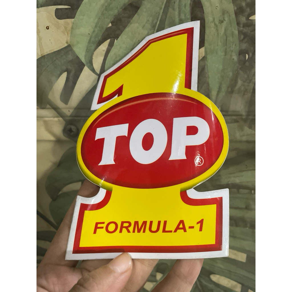 

sticker TOP1 ukuran ada di foto