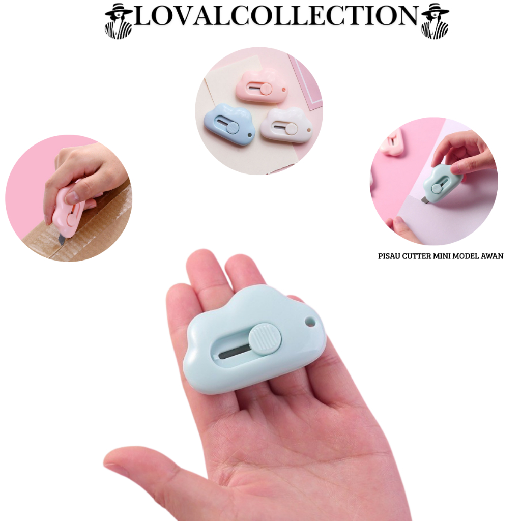 

LC PISAU CUTTER MINI MODEL AWAN H442 ALAT BANTU POTONG KERTAS