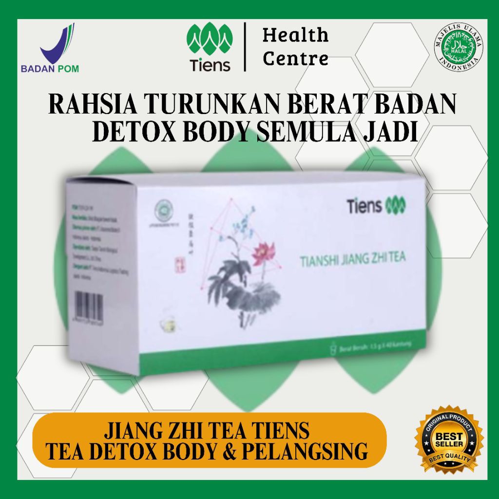 TIENS Jiang Zhi Tea - Teh Herbal Pelangsing Alami | Resmi BPOM