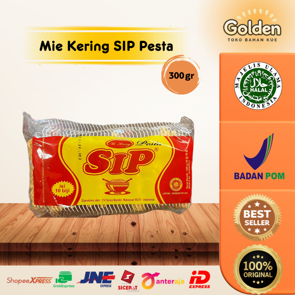 

Mie Kering Pesta SIP Isi 10 Biji 300gr