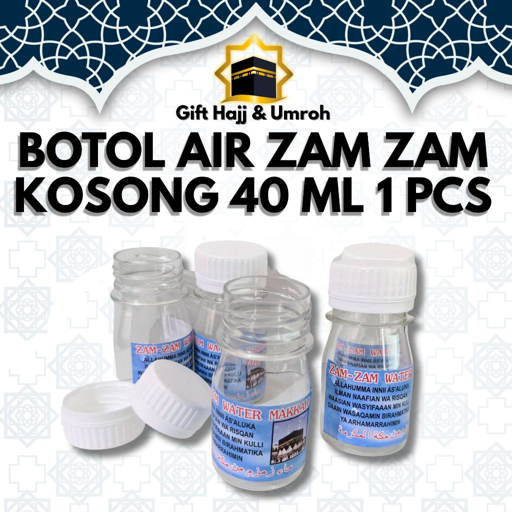 

ASLI ORIGINAL BOTOL KOSONG UNTUK AIR ZAM ZAM I OLEH OLEH HAJI DAN UMRAH I HARGA PERPCS DAN PERPACK ISI 25