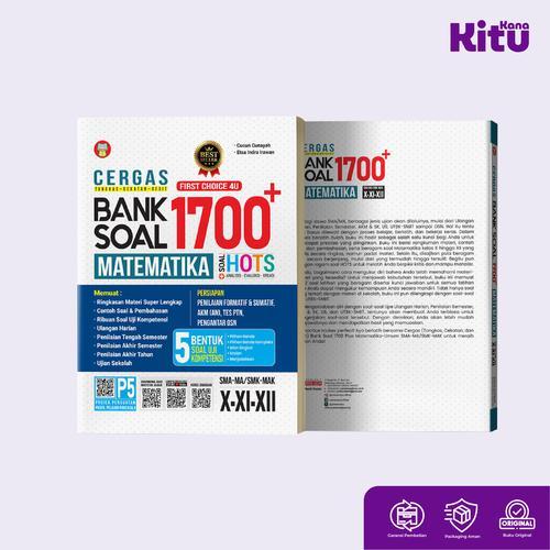 Buku Cergas 1700+ Bank Soal Matematika SMA | Buku Latihan Soal SMA