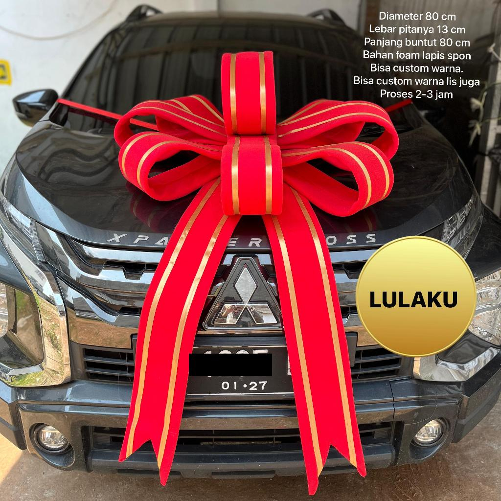 

Pita mobil hadiah doorprize hadiah utama ukuran besar jumbo murah hiasan hadiah mobil pita kado sailor bow besar hiasan hadiah mobil motor kulkas alat mesin