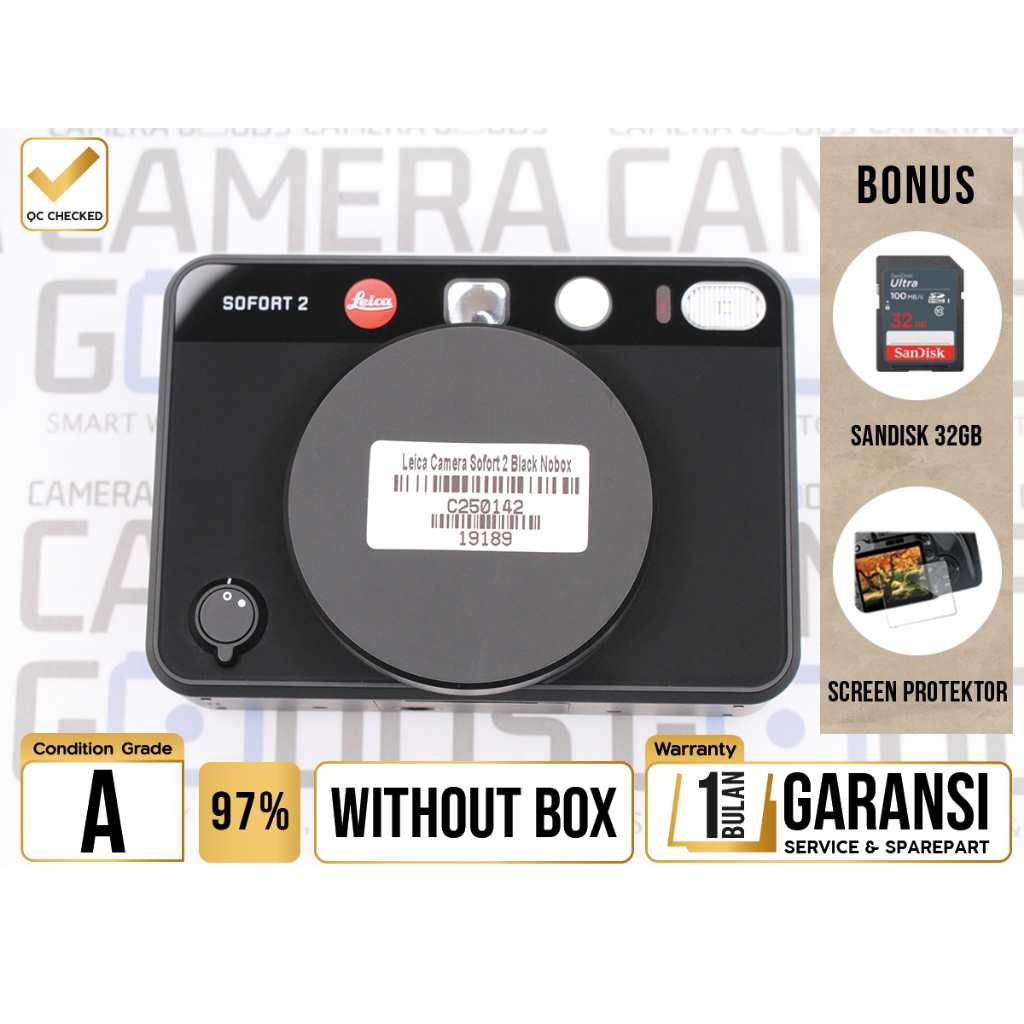 Kamera Polaroid Leica SOFORT 2 Instant Camera Used Second Mulus - Grade A - C250142