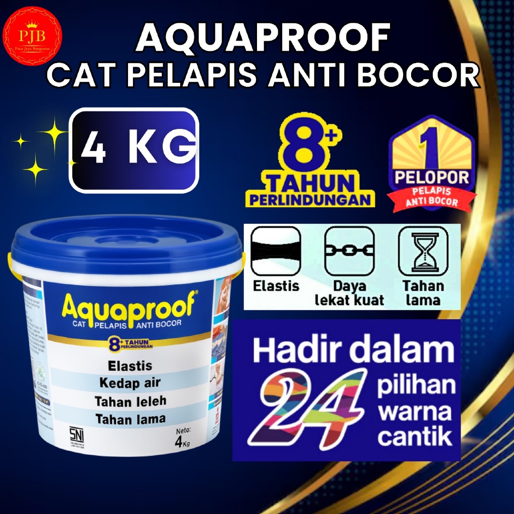 Aquaproof Cat Pelapis ANTI BOCOR 4kg Water Proofing