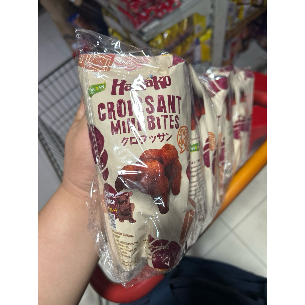 

Hanako croissant mini bites choco 18gr