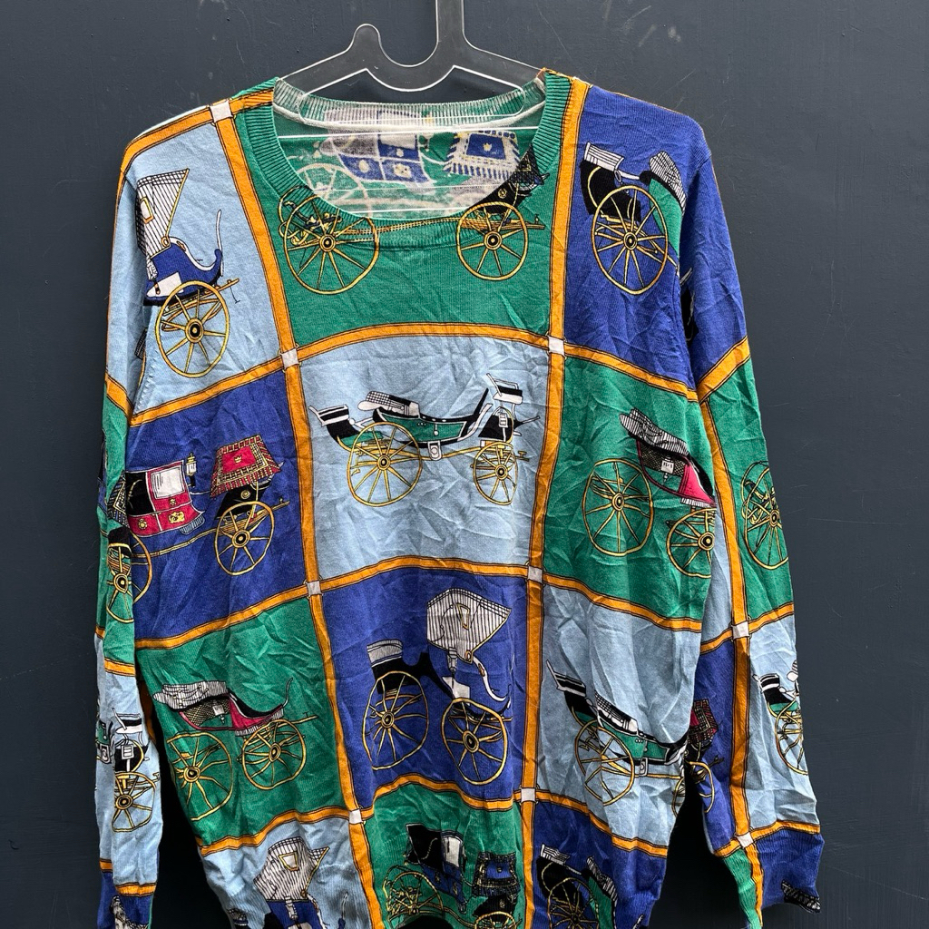 vintage knitwear cardigan hermes second