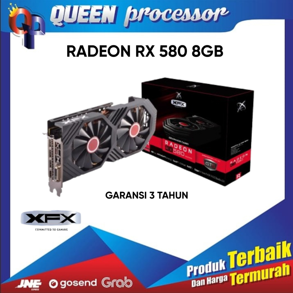 VGA XFX AMD RADEON RX 580 8GB GDDR5 256Bit RX580