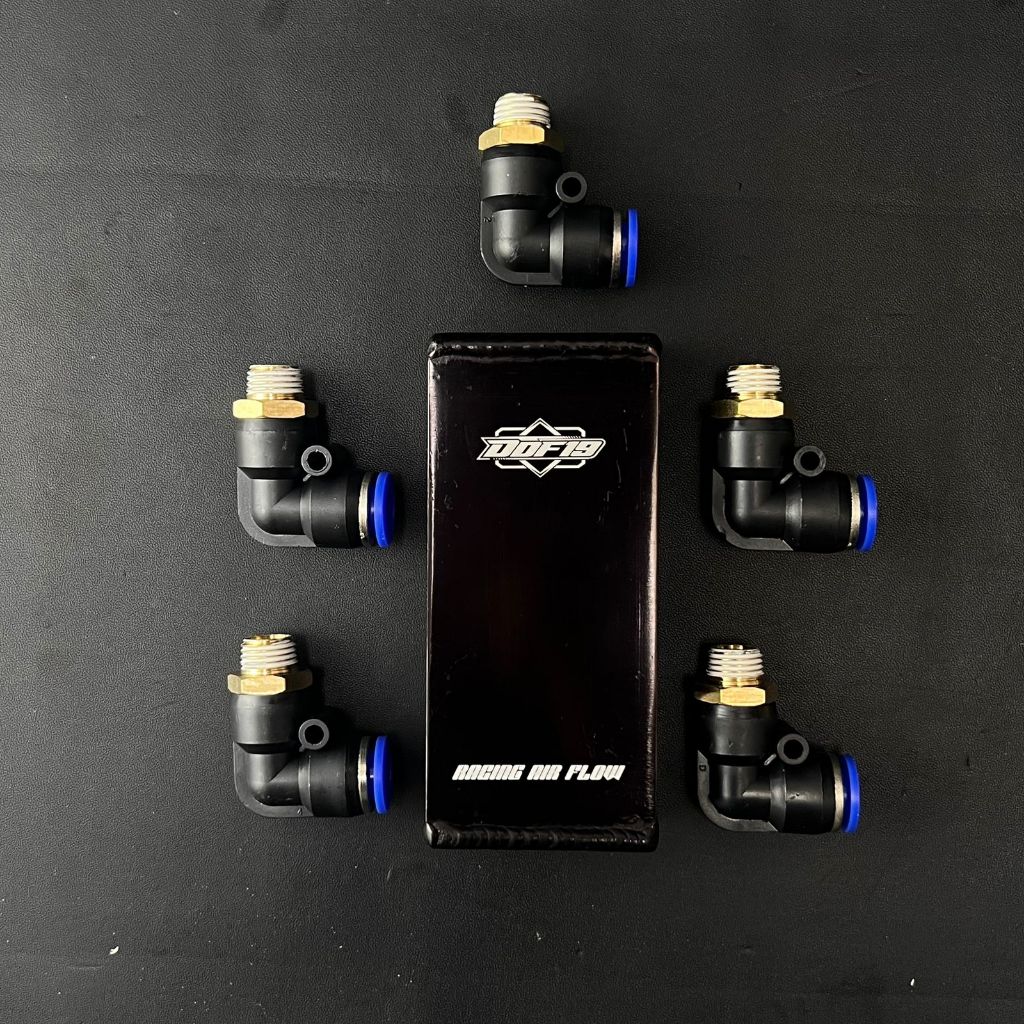 TABUNG HAWA KOTAK PENDINGIN SUHU MESIN UNIVERSAL/TABUNG HAWA ALMUNIUM DDF RACING