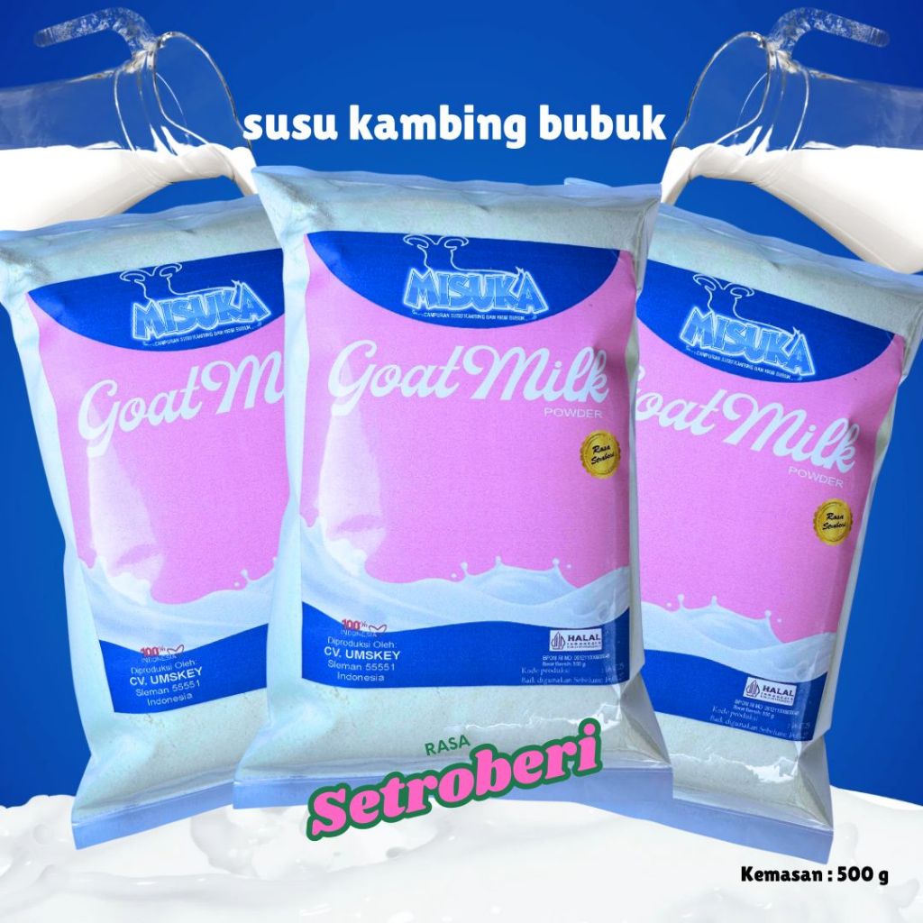 

Susu Kambing Bubuk Stroberi 500 g