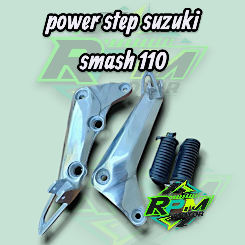 power footstep smash power suzuki smash power foot step bastep belakang smash old model ori