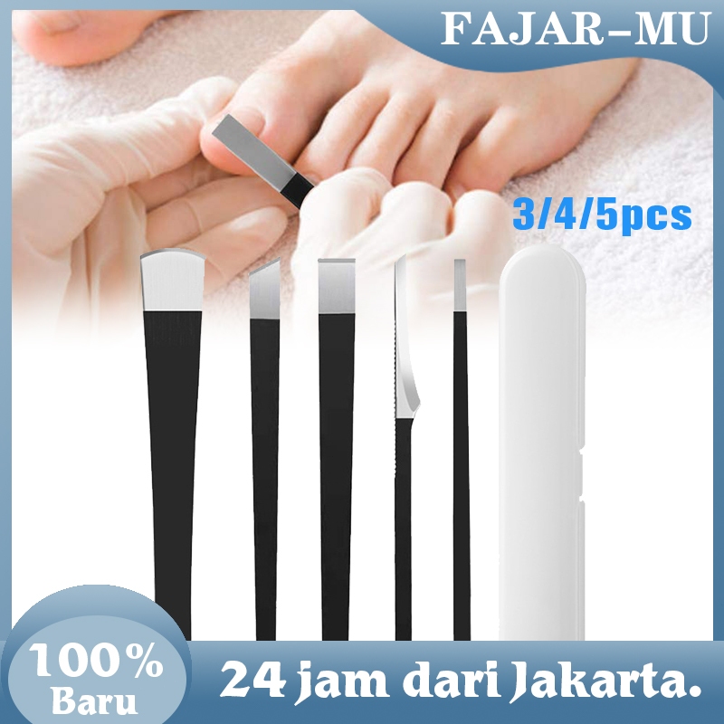 3/4/5Pcs Set Pisau Kuku Cantengan / Callus Remover / Dead Skin Remover