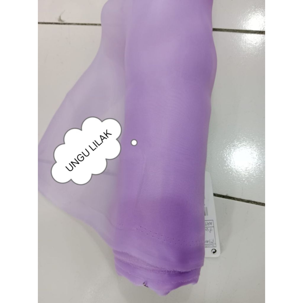 BAHAN/KAIN ORGANZA POLOSAN PREMIUM/ORGANZA POLOS