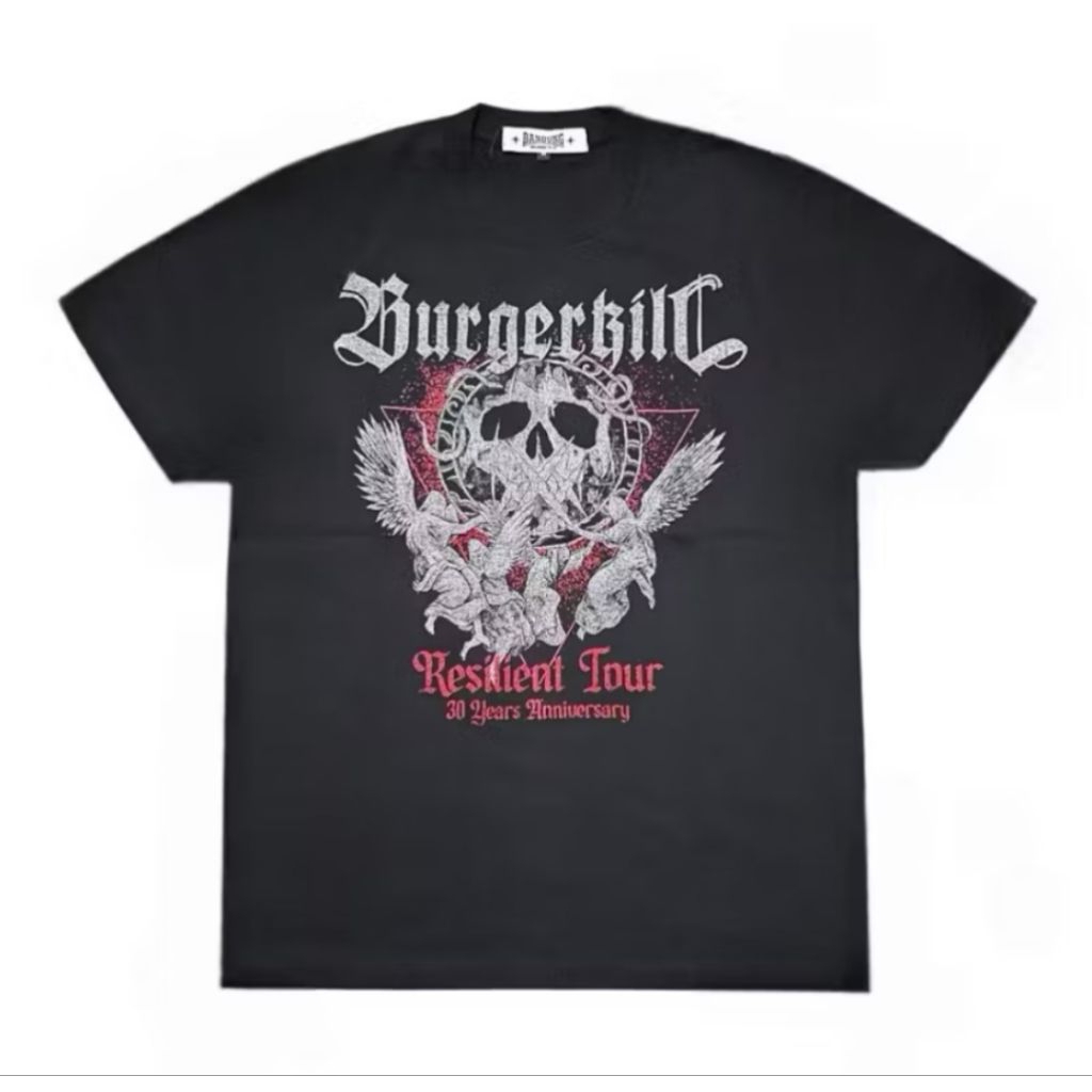 T Shirt Burgerkill X BBTU - Resilient Tour Anniversary 30 Tahun