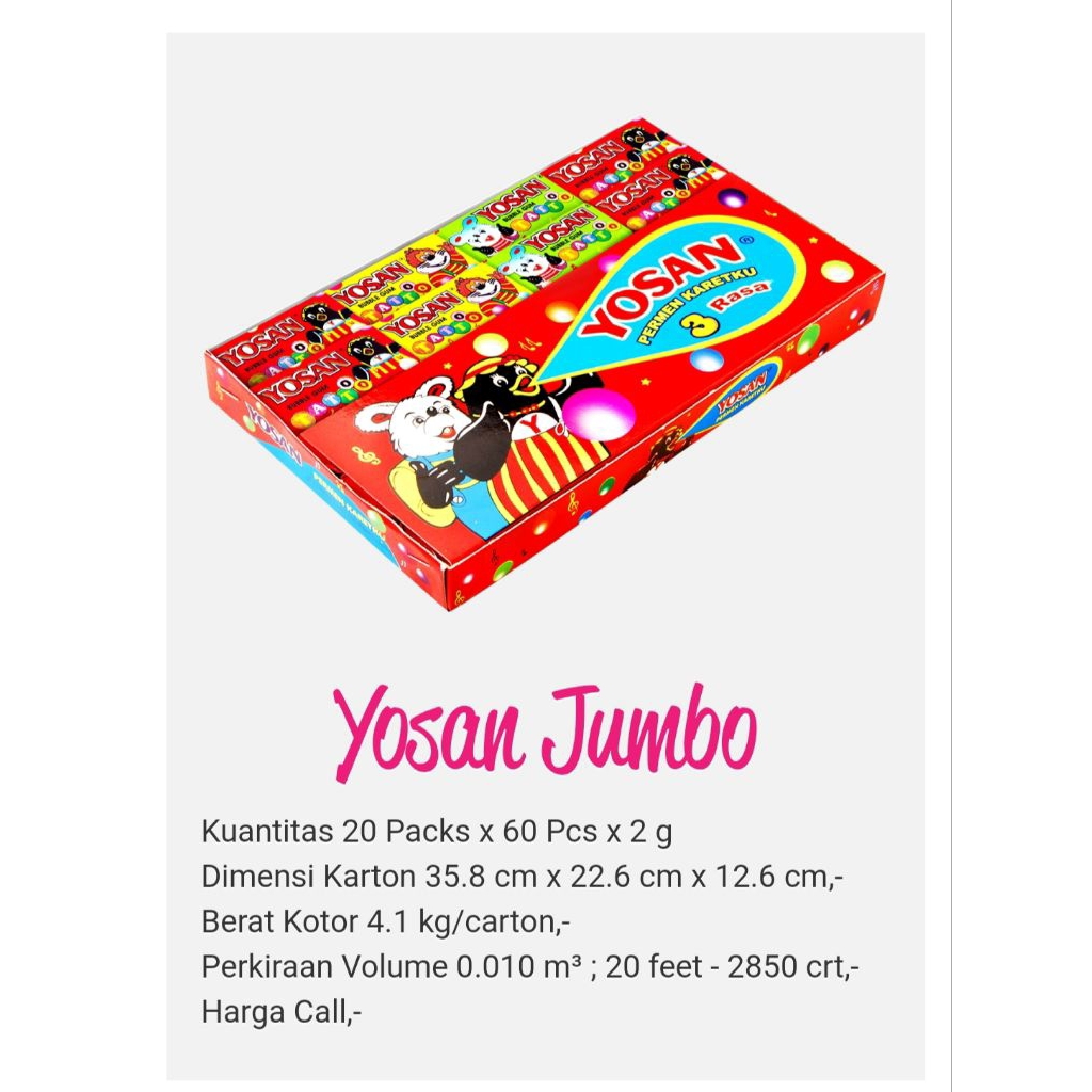 

Yosan Jumbo 20x60
