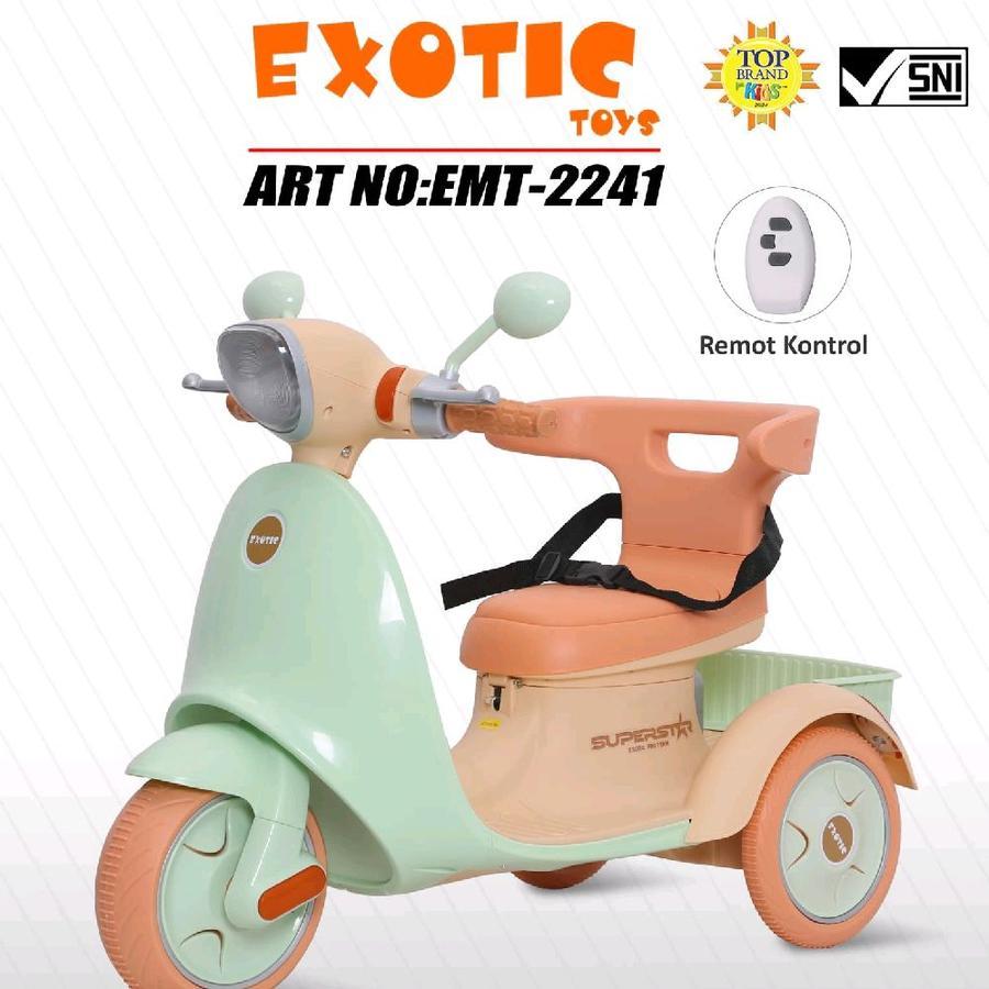 Mainan Motor Aki Anak Exotic EMT 2241 Remot