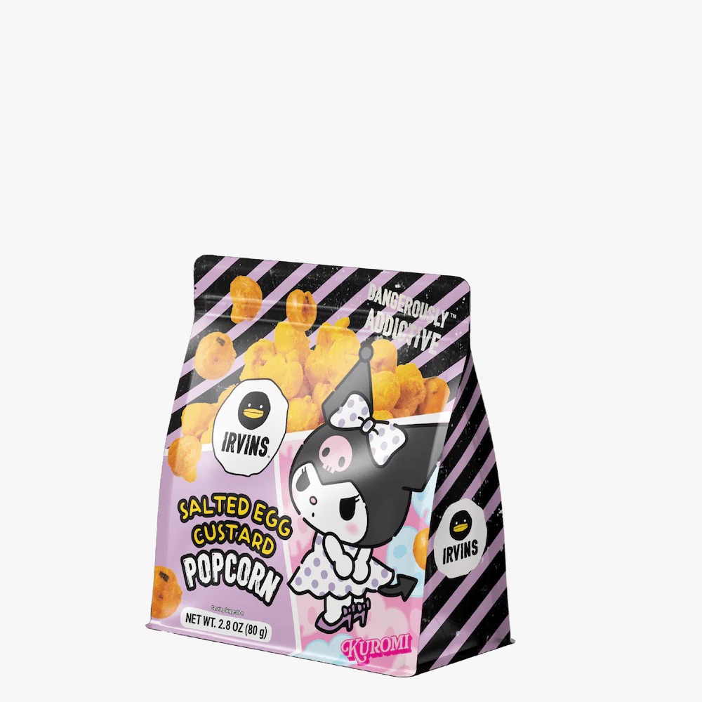 

IRVINS Kuromi Salted Egg Custard Popcorn 80g