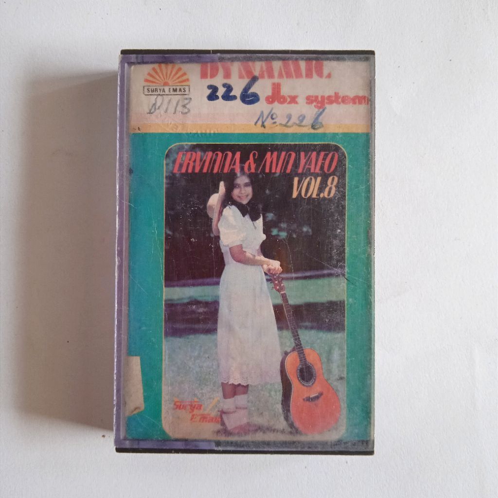 Antik Kaset Mandarin Lama Ervina & Min Yaeo Vol.8 Utuh Langka Layak Koleksi