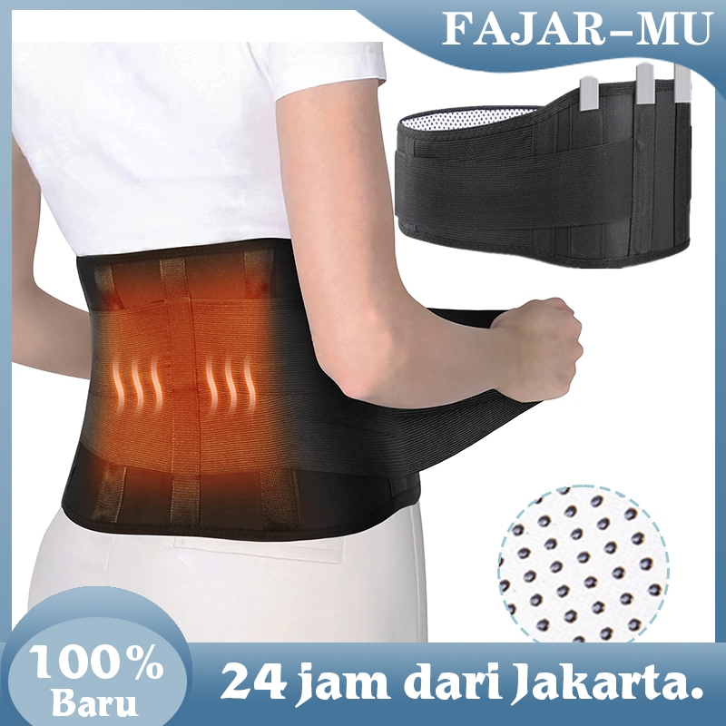 Sabuk Terapi Pemanas Pinggang Unisex / Sabuk Magnet Terapi Pinggang Korset Pinggang