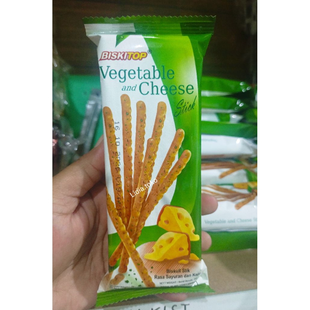 

Biskitop stick vegetable and cheese 50g