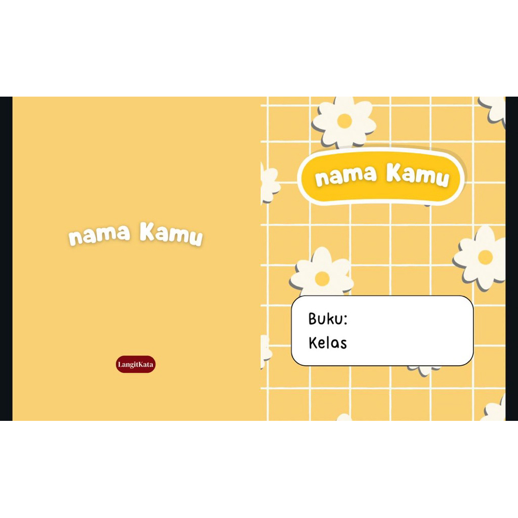 

paket buku tulis DESAIN POLOS by LangitKata