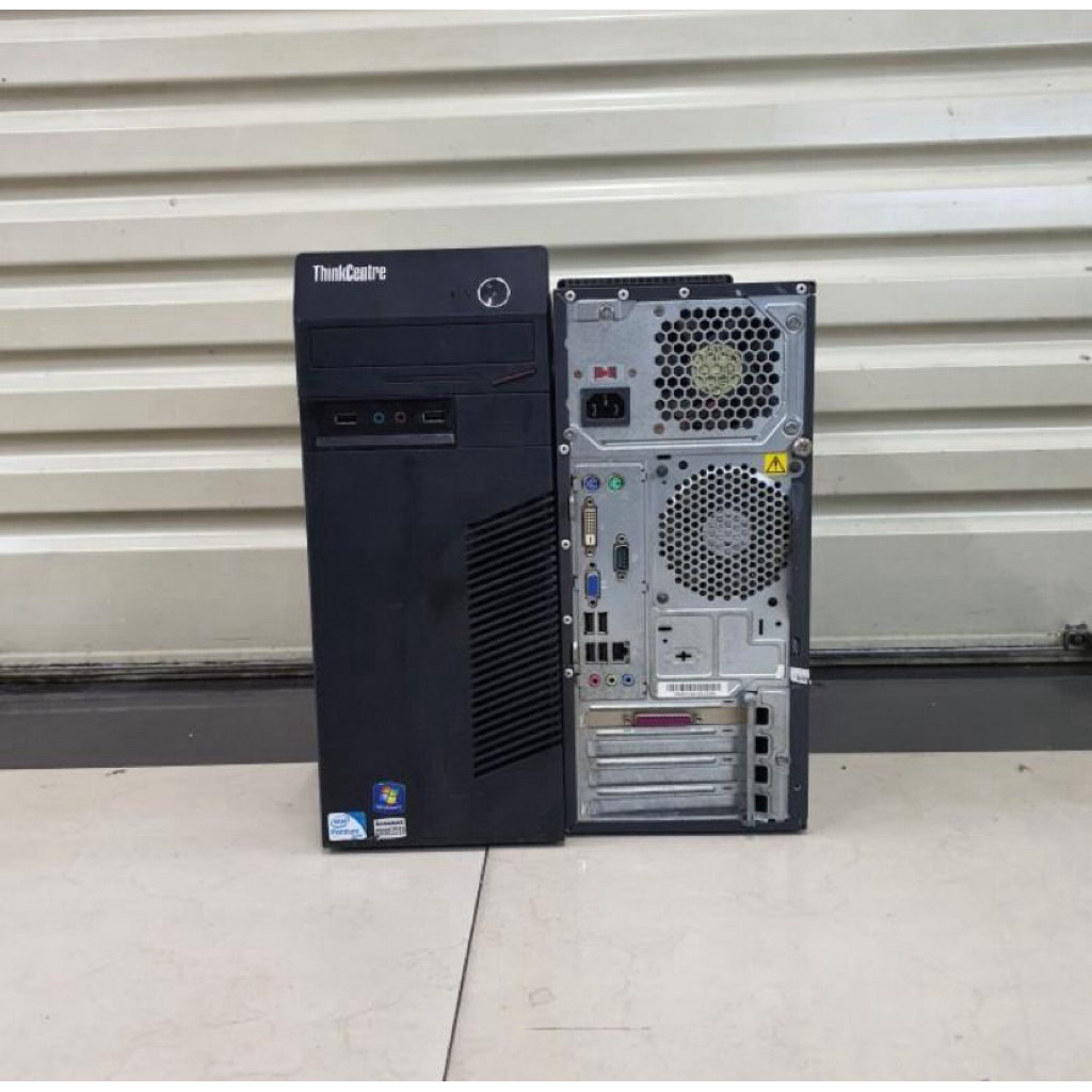 cpu lenovo core i7 2400 ram 8gb ssd 256gb mulus siap pakai