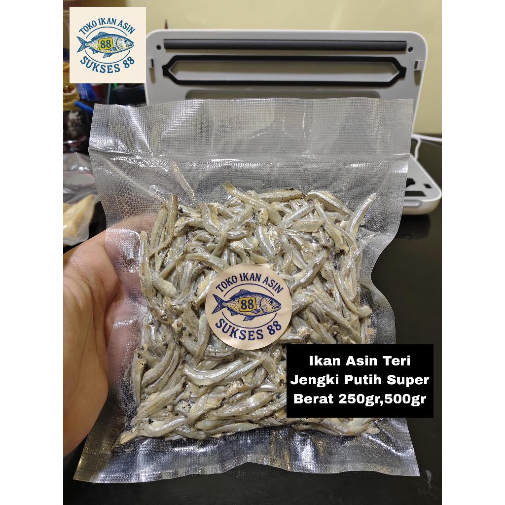 

Ikan Asin Jengki Putih Super Premium 250gr / 500gr | Ikan Kering Bersih, Gurih & Siap Masak