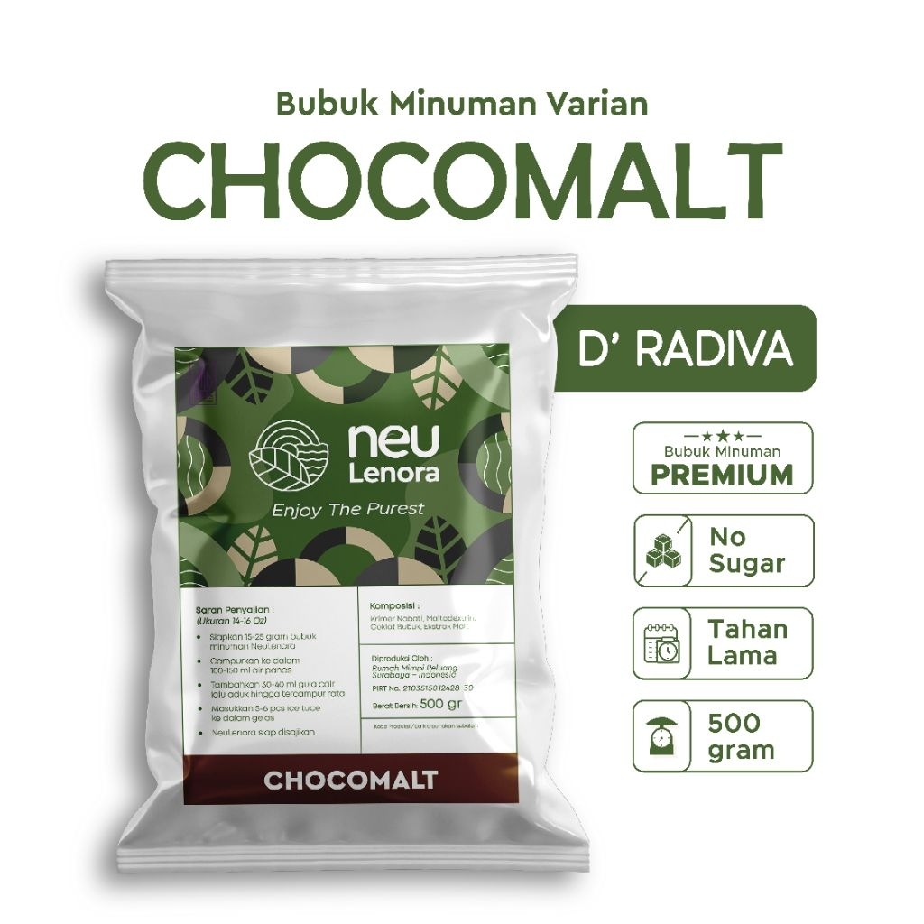 

Bubuk Minuman CHOCOMALT Neulenora 500gram - Powder Drink Plain