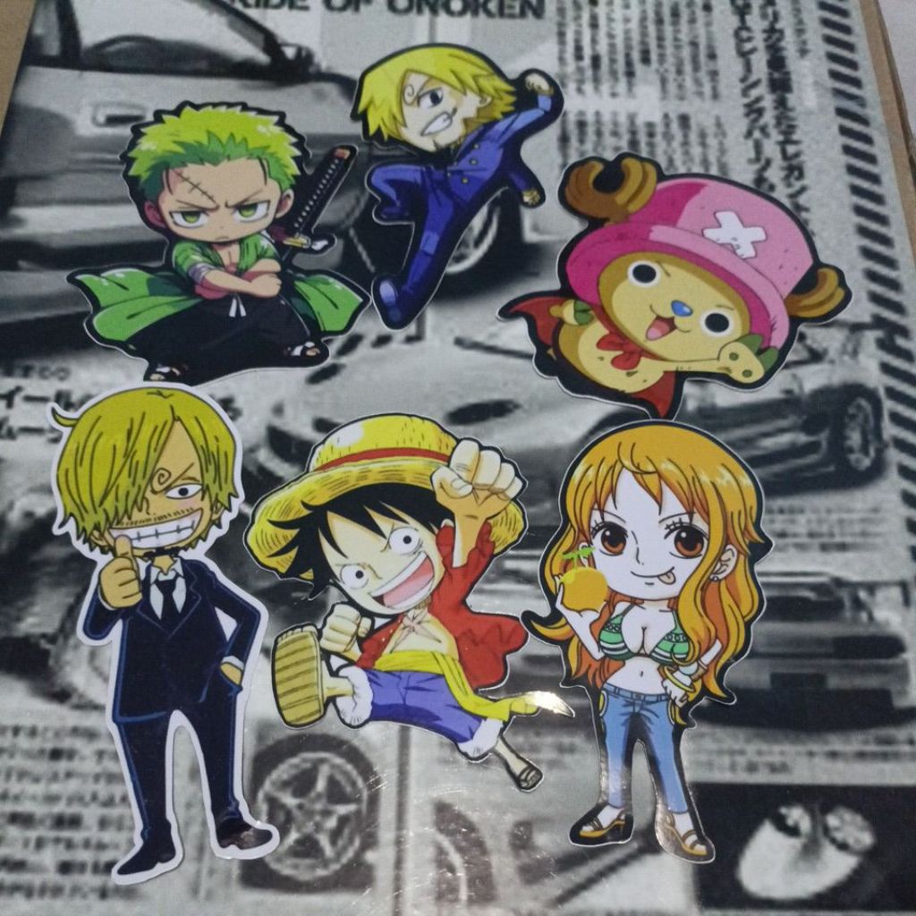 

sticker one piece sticker karakter one piece