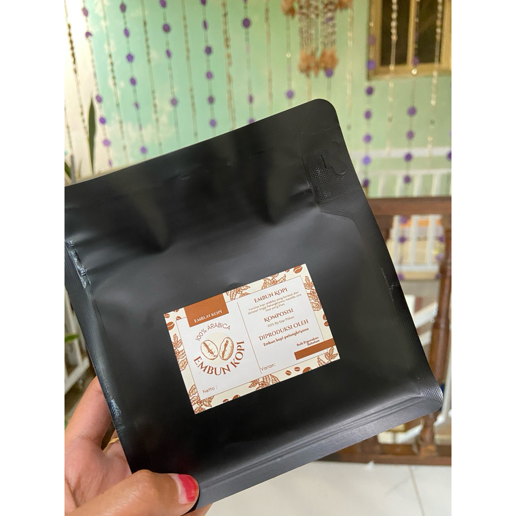 

kopi arabika murni 100% kemasan 100 gram