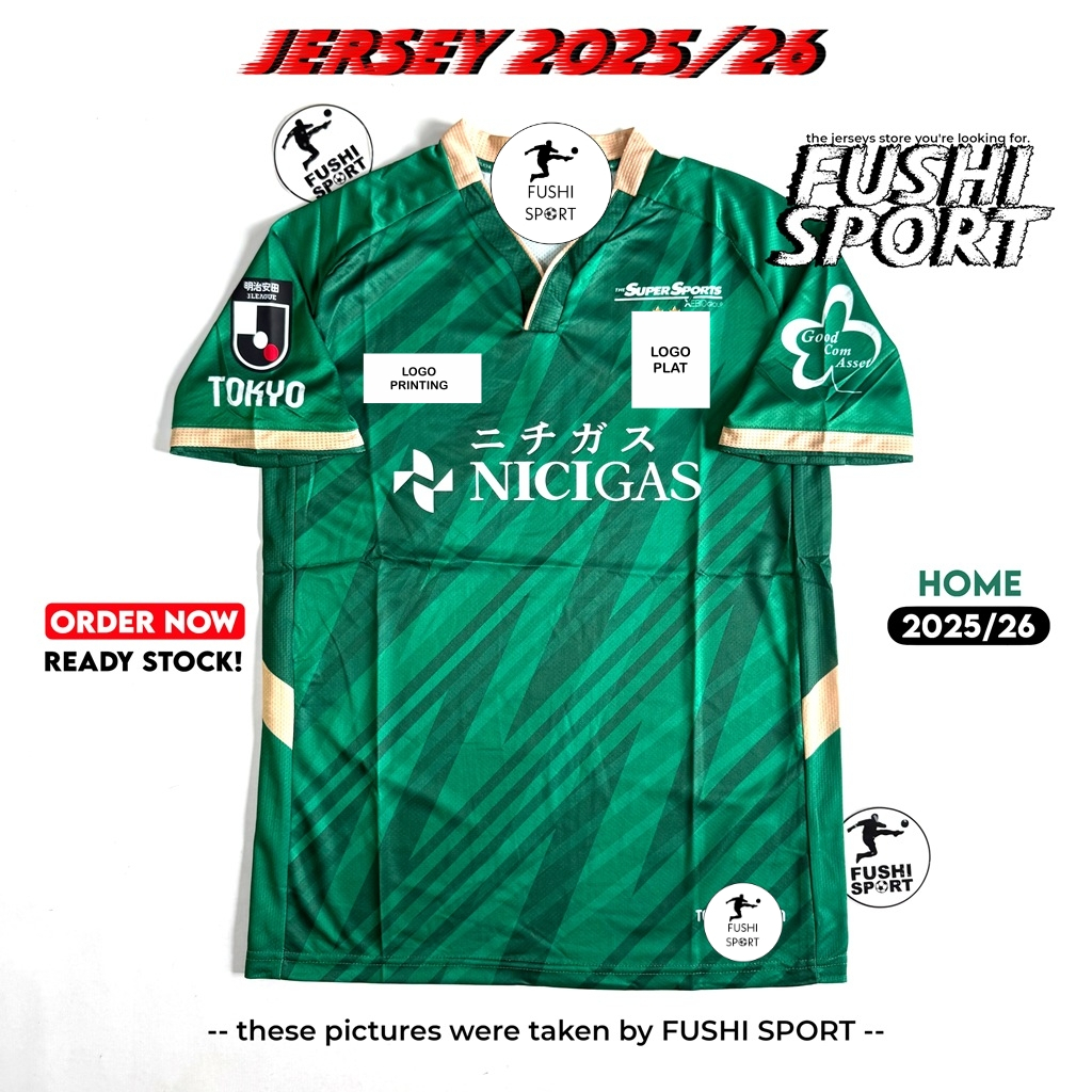 Jersey Baju Bola 2025 2026 Tokyo Verdy Home New