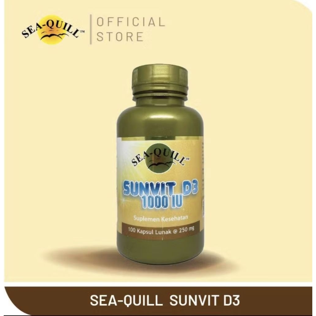 Sea Quill SUNVIT D3 1000 IU 100 Kapsul Lunak