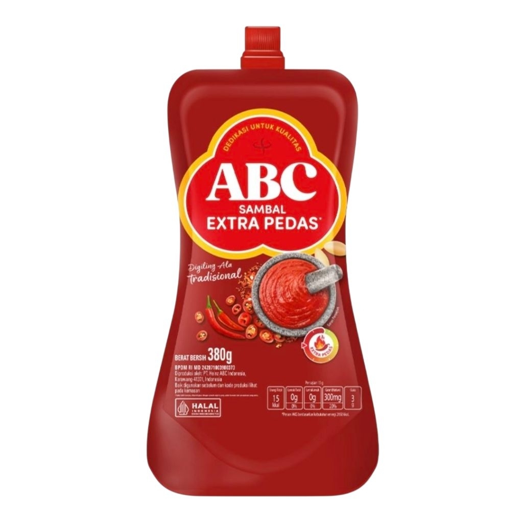 

ABC Sambal Extra Pedas Pouch 380 g