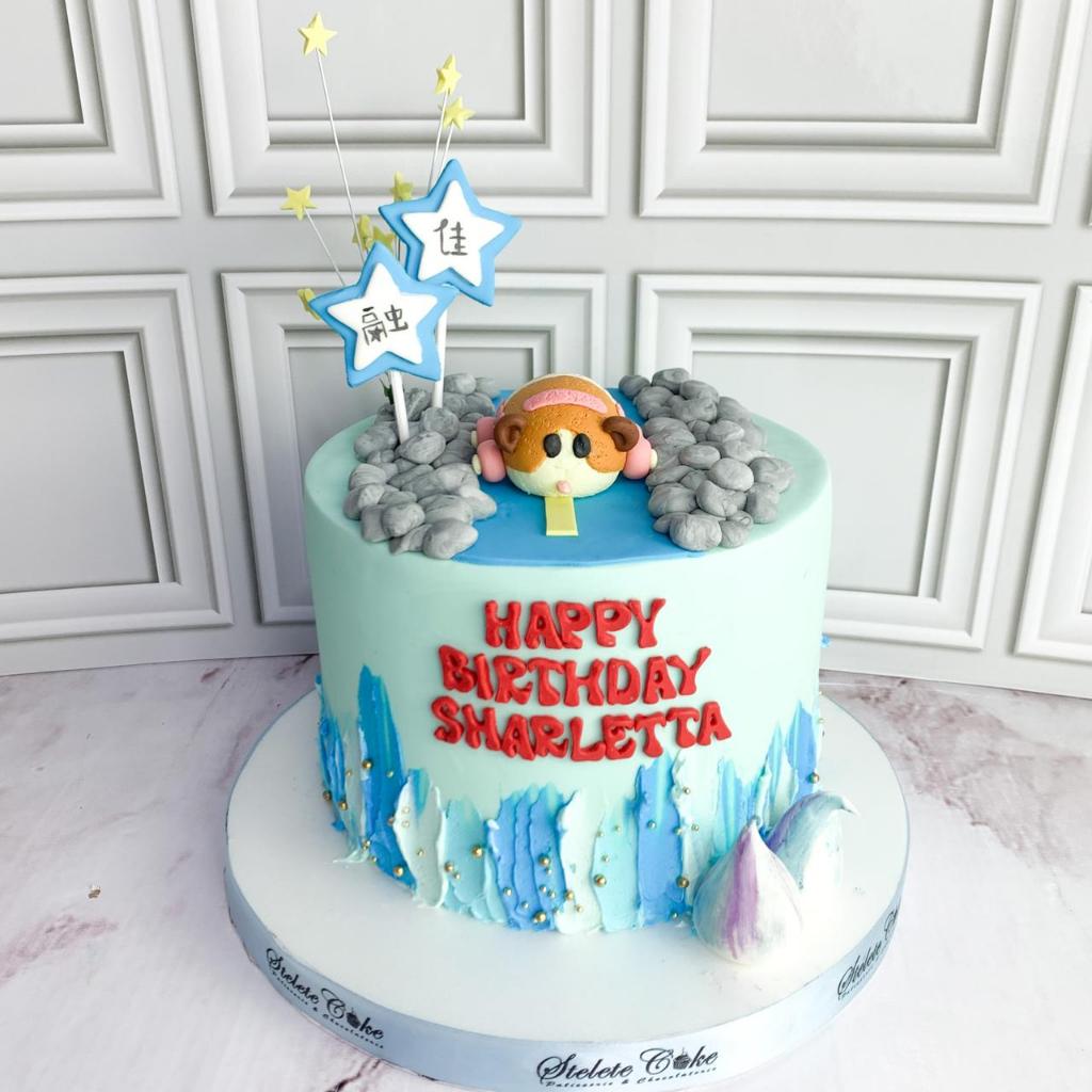 

Kue Ulang Tahun/Birthday Cake/Kue Ultah tema Hamster/Kue Birthday Jakarta/Cake Tema Hamster