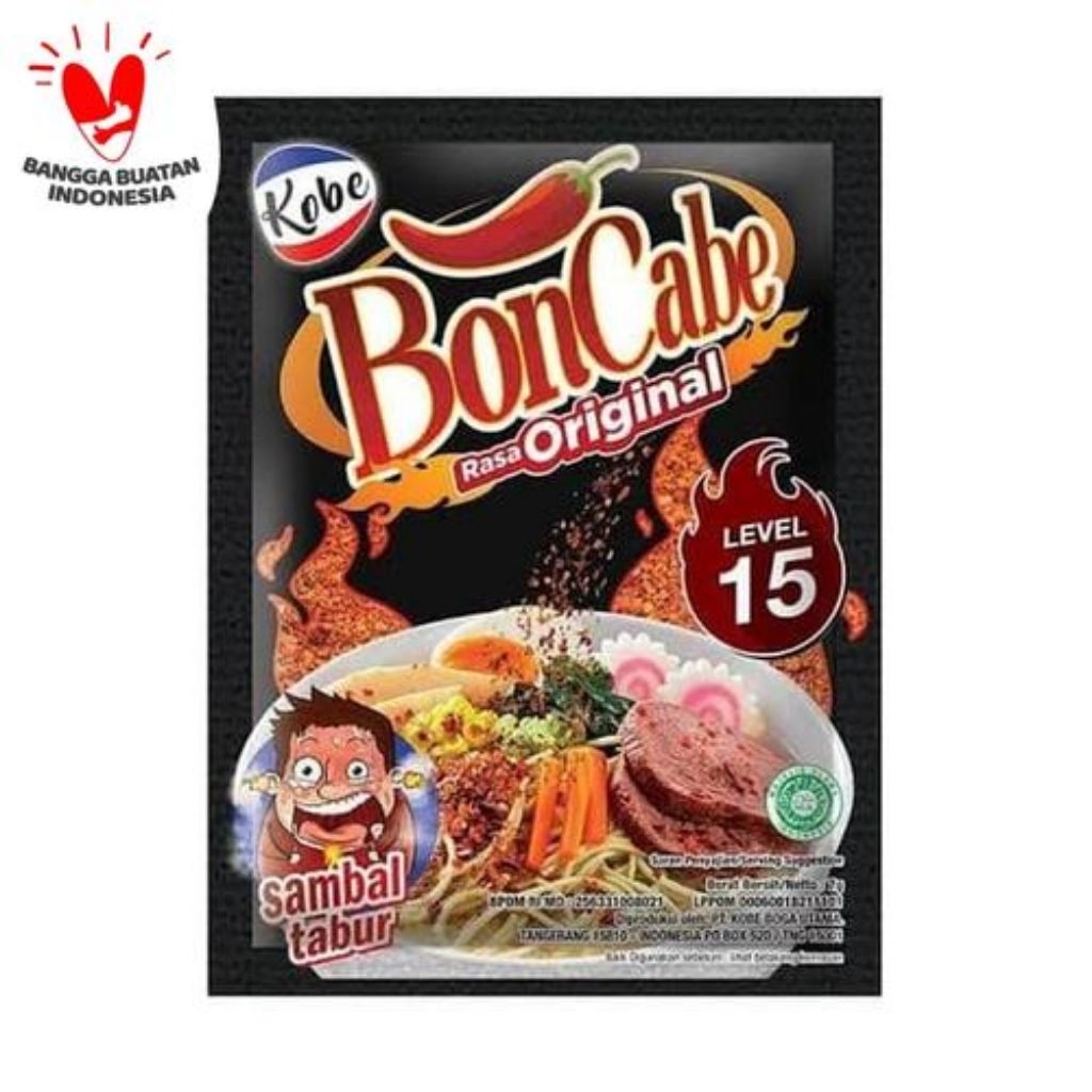 

Kobe Boncabe Level 15 24x7gram (Sambel bubuk pertama di Indonesia)