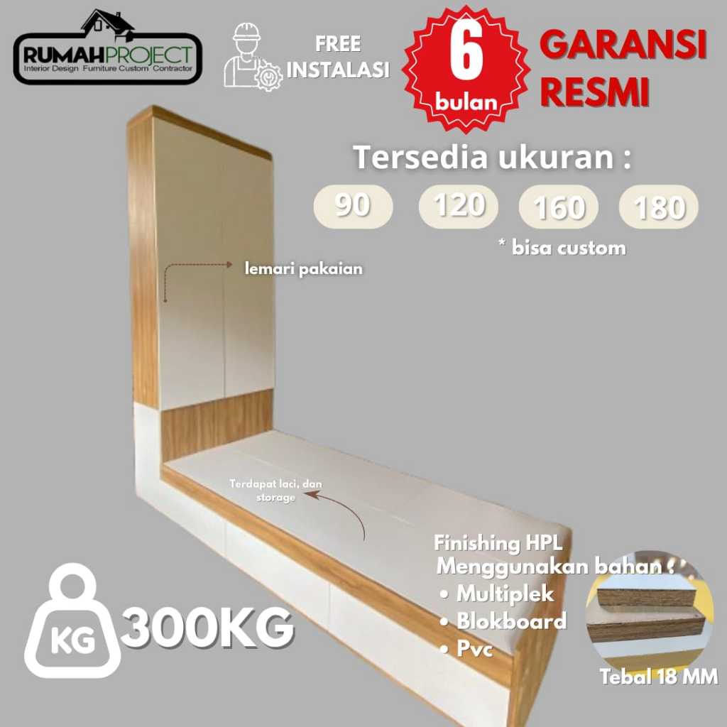 DIPAN SET MINIMALIS | DIPAN DAN LEMARI | DIPAN