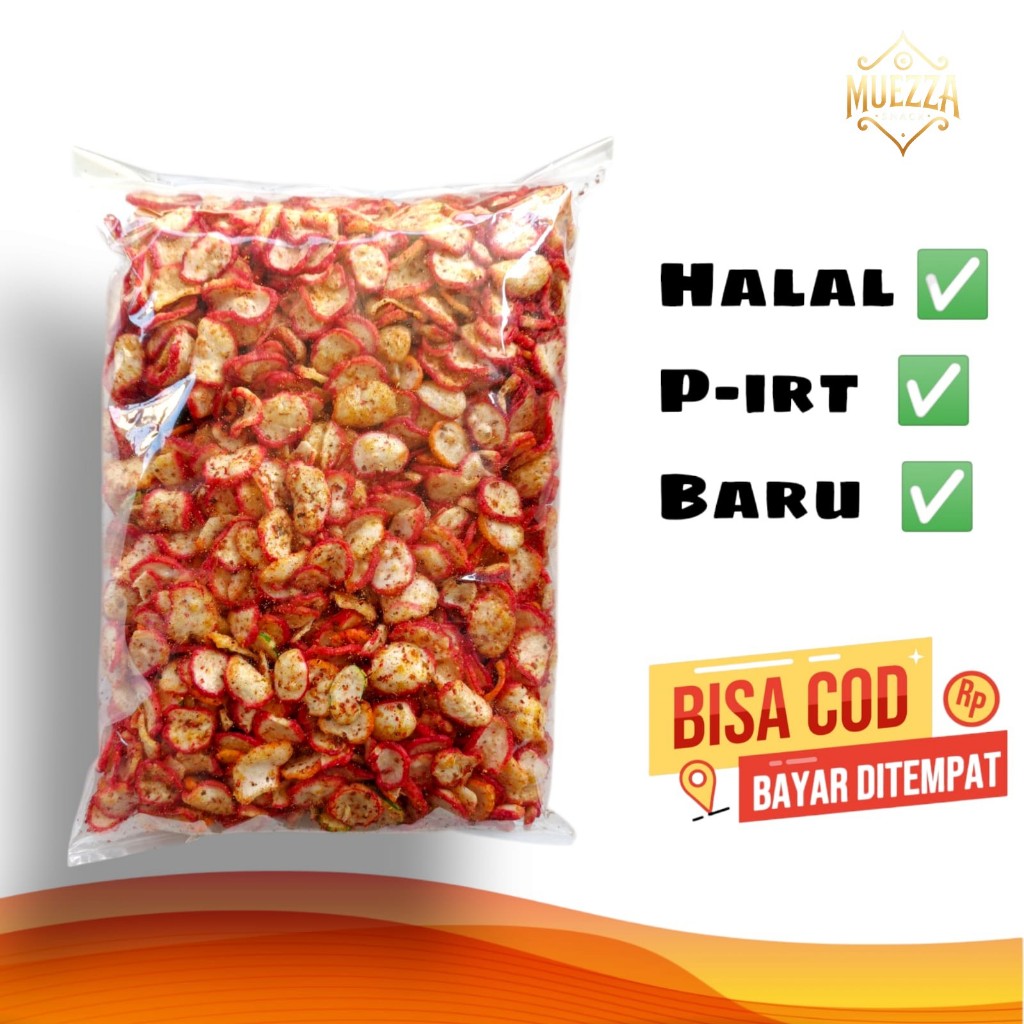 

Kerupuk Seblak Kencur Bumbu Pedas 1 Kg - Krupuk - Cemilan Ringan