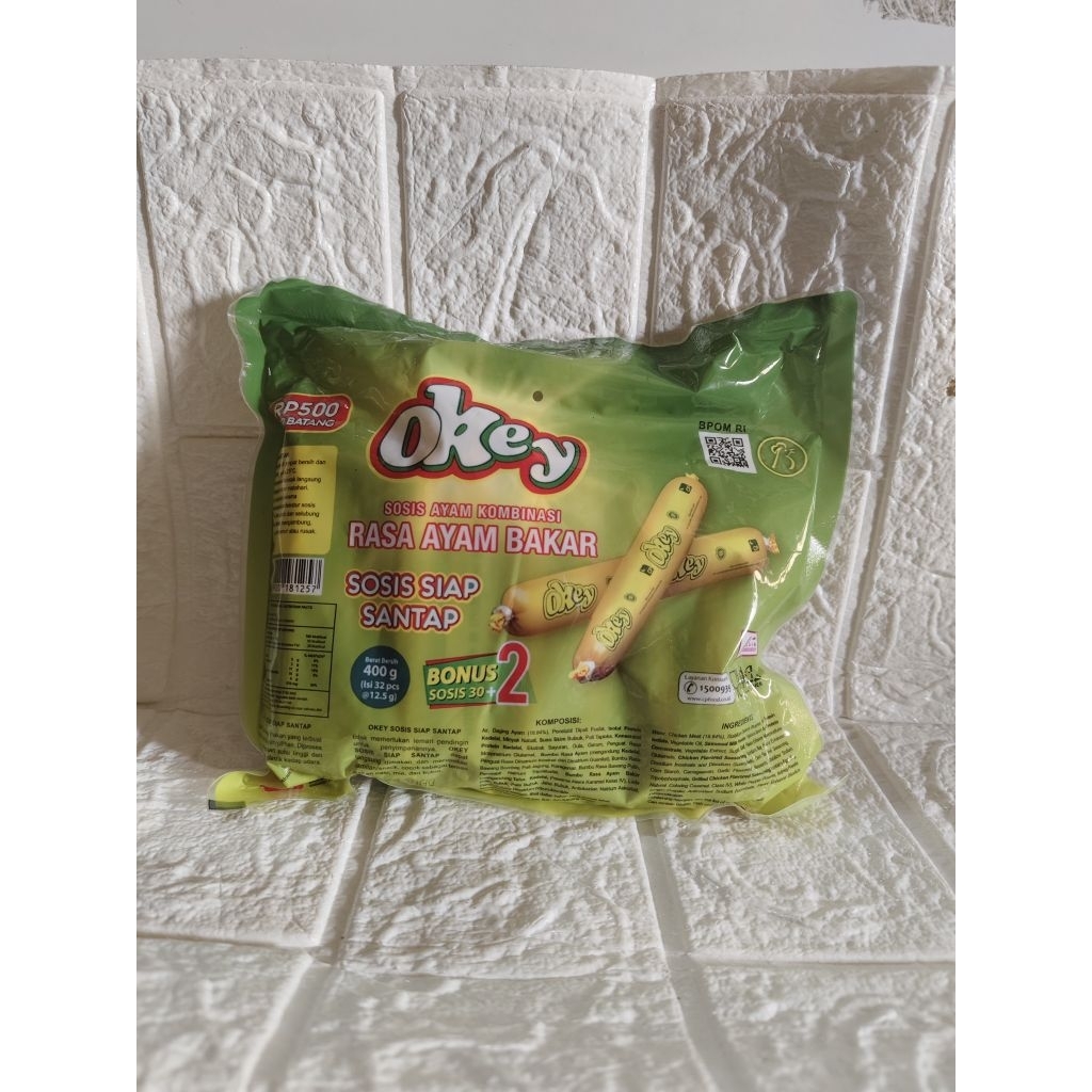

Sosis Okkey Siap makan isi 30 pcs