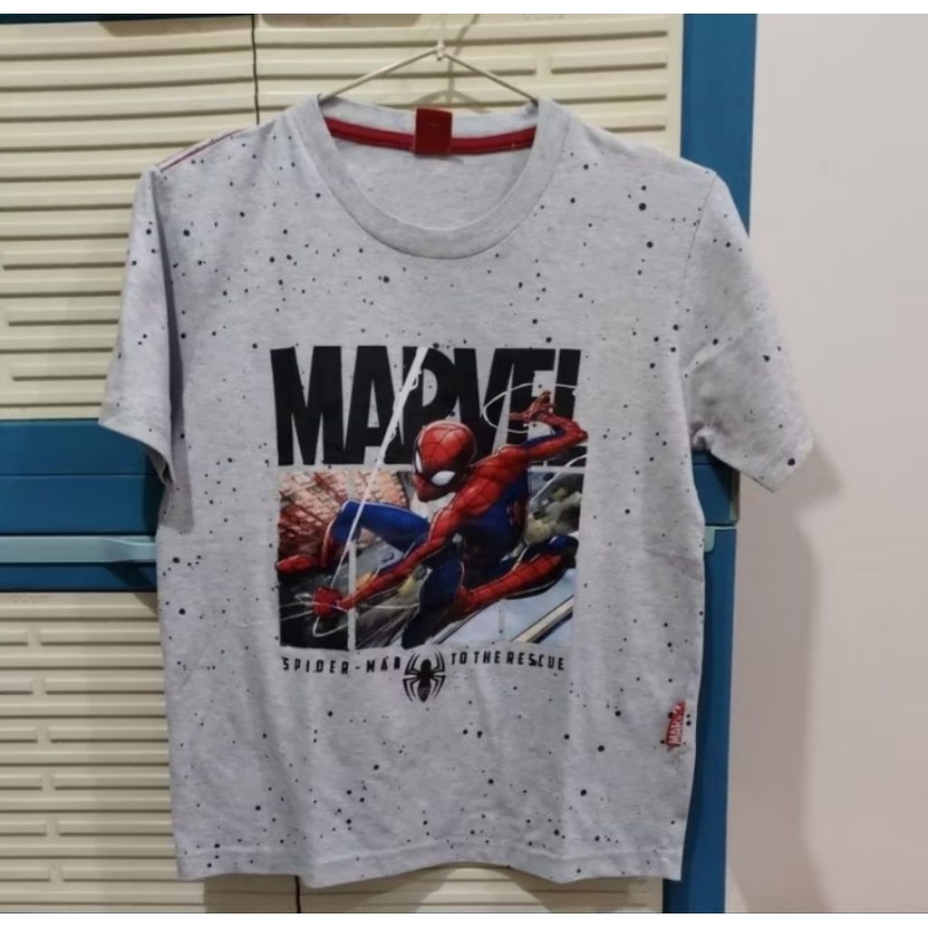 Kaos Marvel anak cowok preloved