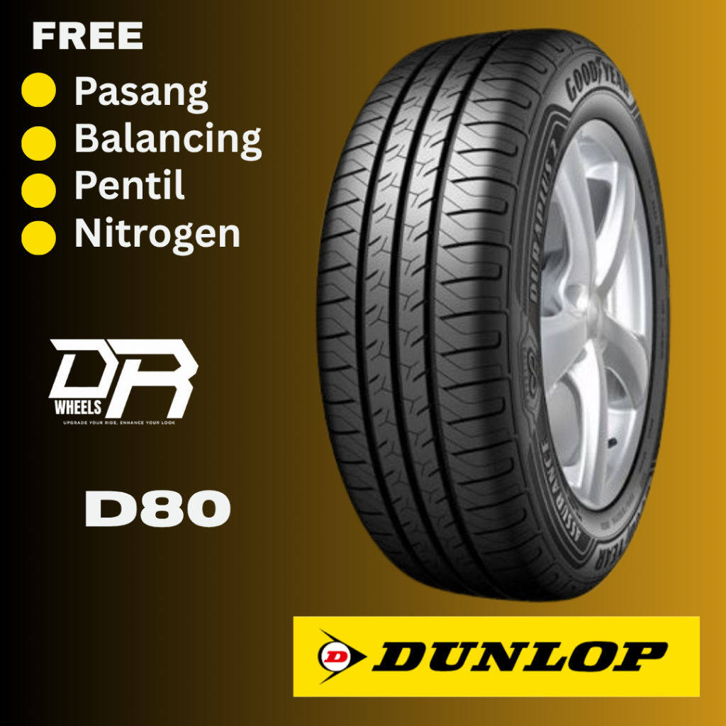 Ban mobil tubles murah ukuran 205 65 r16 dunlop type d80