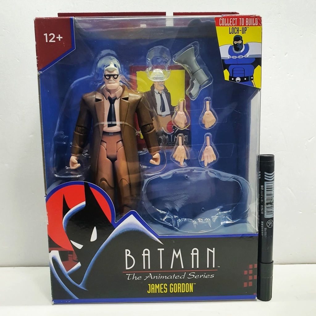 mainan action figuremcfarlane james gordon batman the animated series original mcfarlaneTinggi sekit