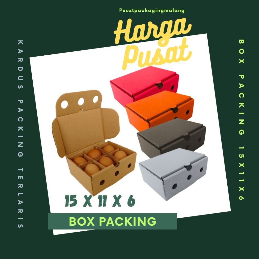 

Kardus 15x11x6 LD Box 15x11x6 LD Dus Telur Isi 6 15x11x6 LD Kotak Endog Asin Tray Pusat Packaging