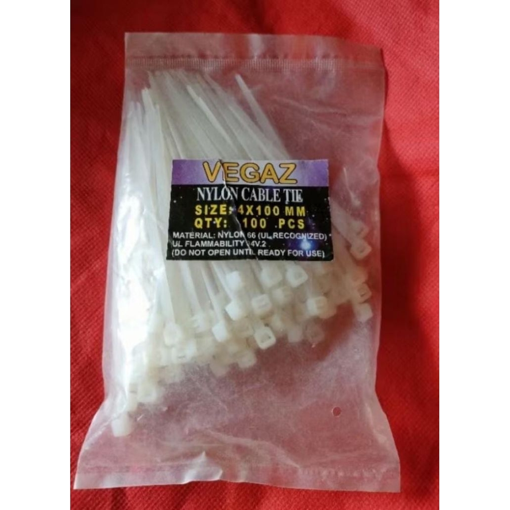 

Kabel Ties 4x100 Putih Vegaz