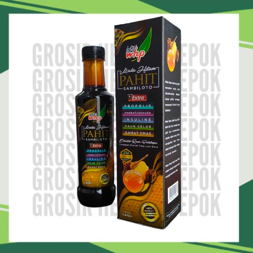 

MADU HITAM PAHIT SAMBILOTO 470 gr - INTAJ WHP - madu hitam pahit extra