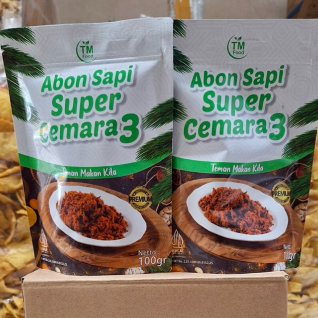 

ABON SAPI SUPER CEMARA 100gr ALMA.SNACK
