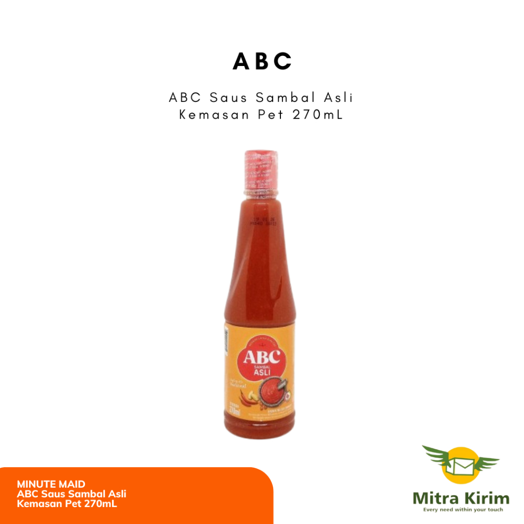 

ABC Saus Sambal Asli Kemasan Pet 270mL