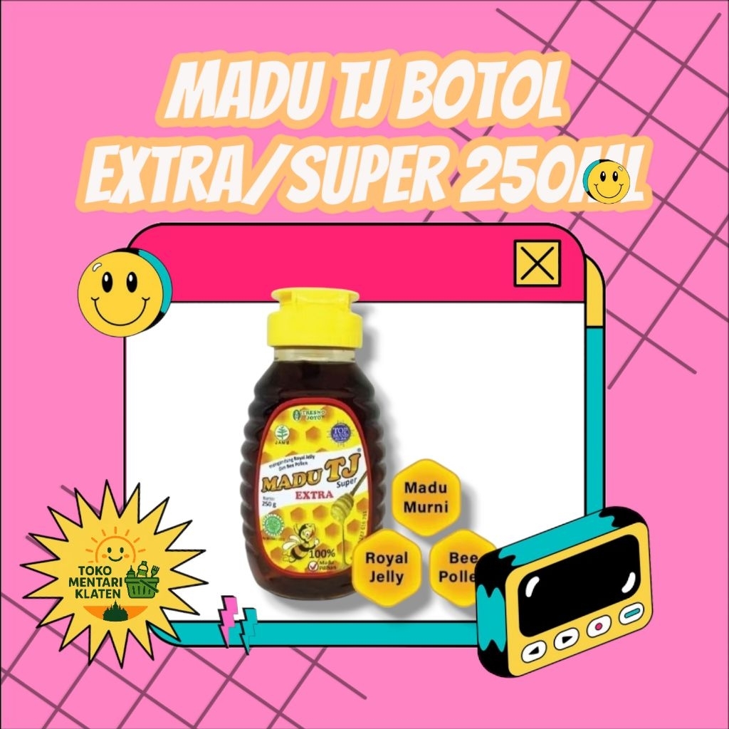 

Madu TJ Extra / Super 250gr - Royal Jelly + Bee Polen
