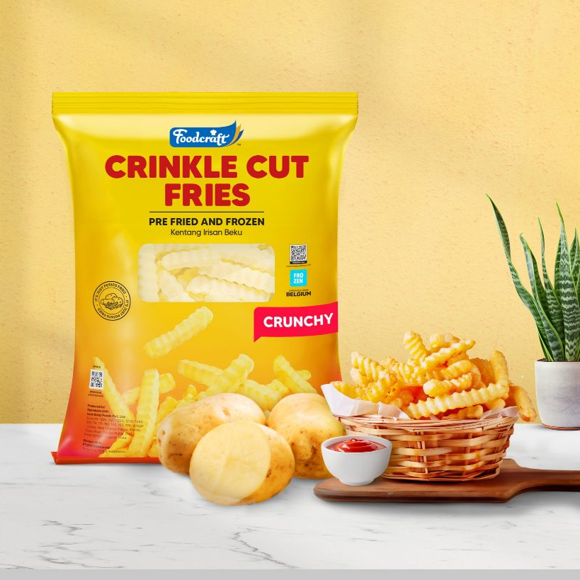 

Kentang goreng krinkle 1kg / french fries crinkle cut 1kg frozen