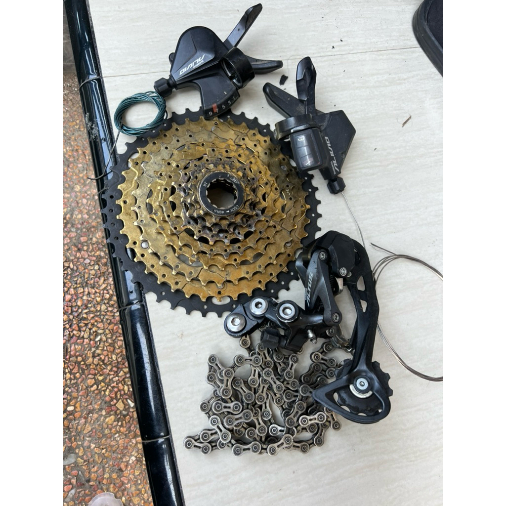 mini groupset 9speed shimano alivio mix altus 46t