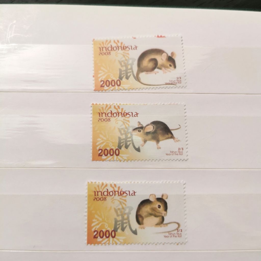 

Perangko Tahun Tikus 2008